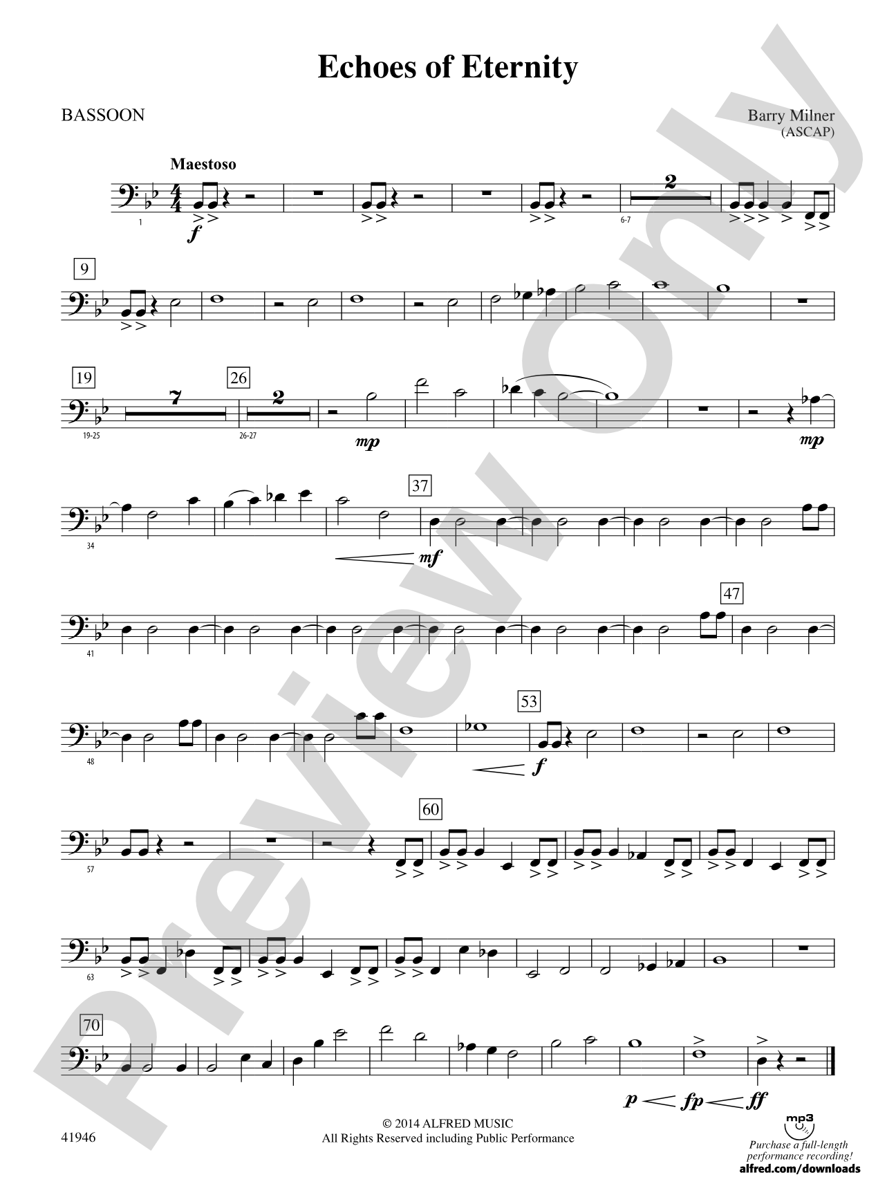 Echoes of Eternity: Bassoon