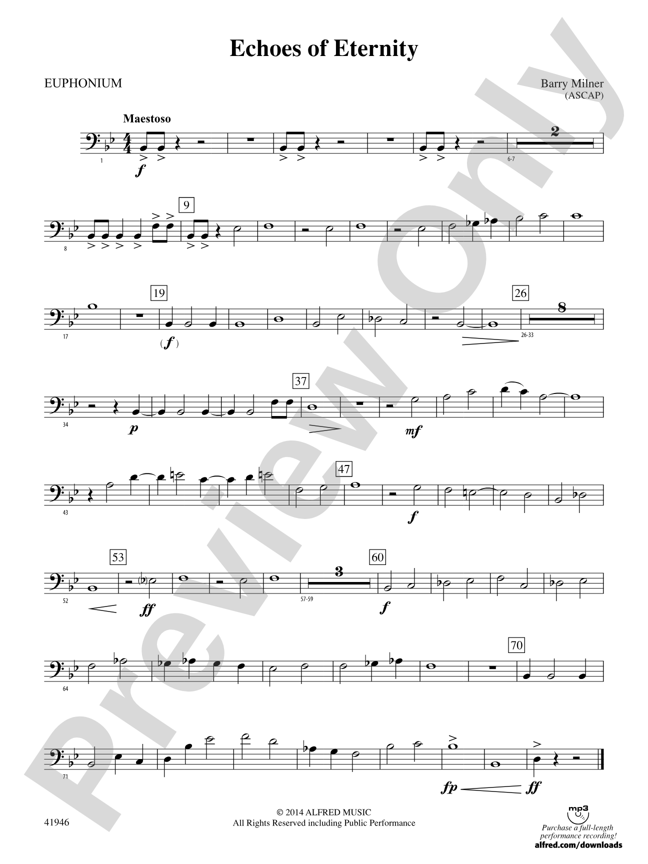 Echoes of Eternity: Baritone B.C.