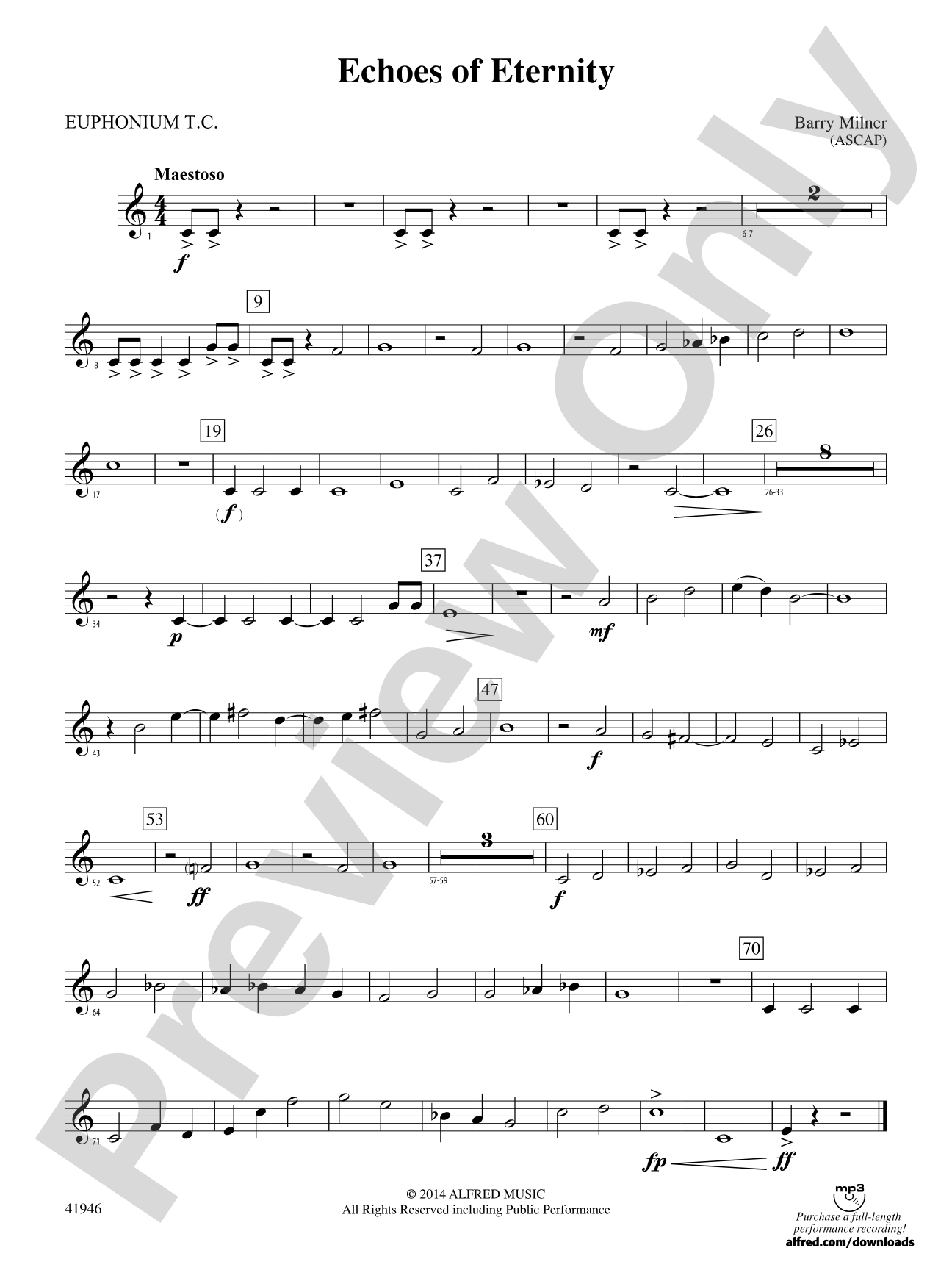 Echoes of Eternity: Baritone T.C.