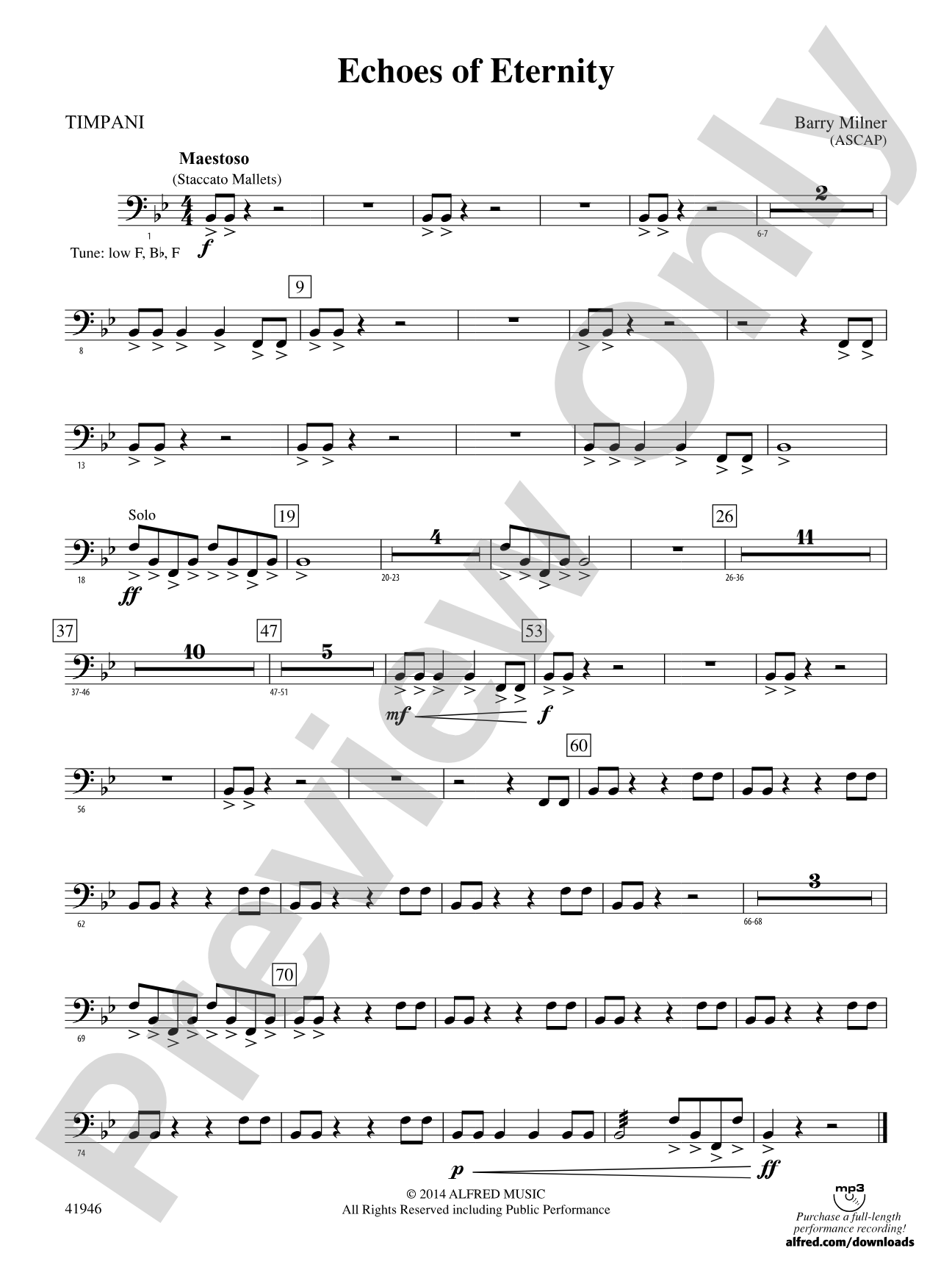 Echoes of Eternity: Timpani