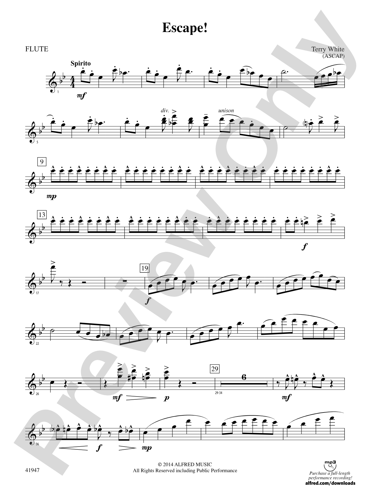 Escape!: Flute