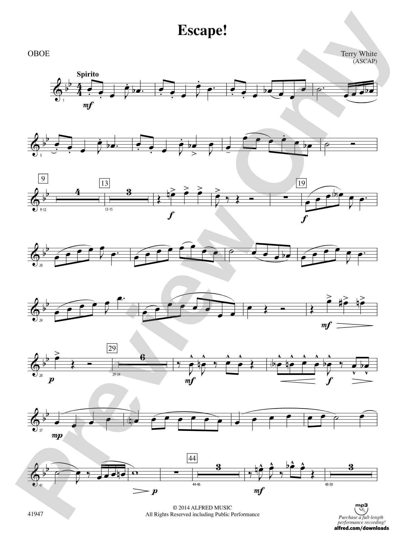 Escape!: Oboe