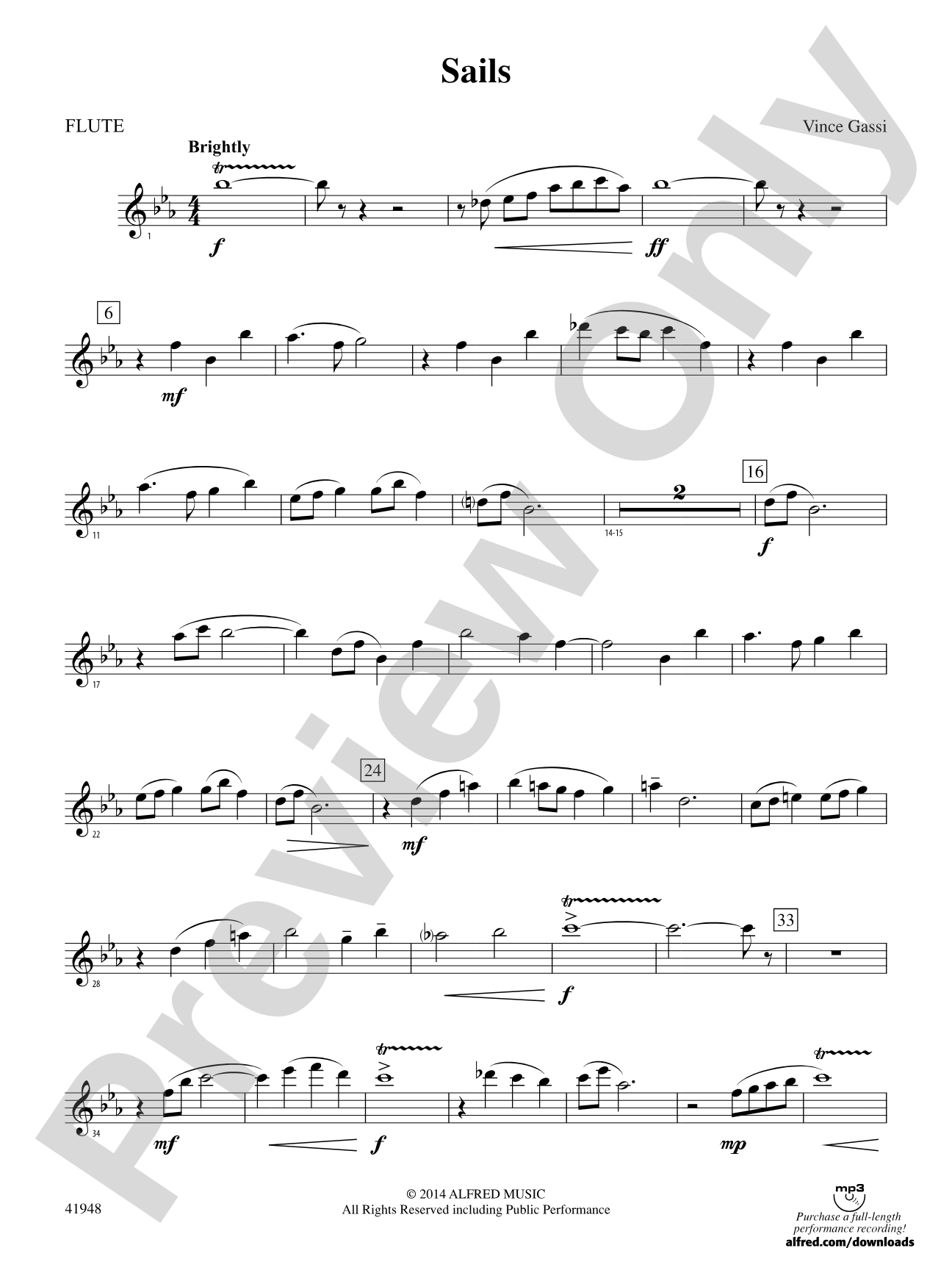 Sails: Flute