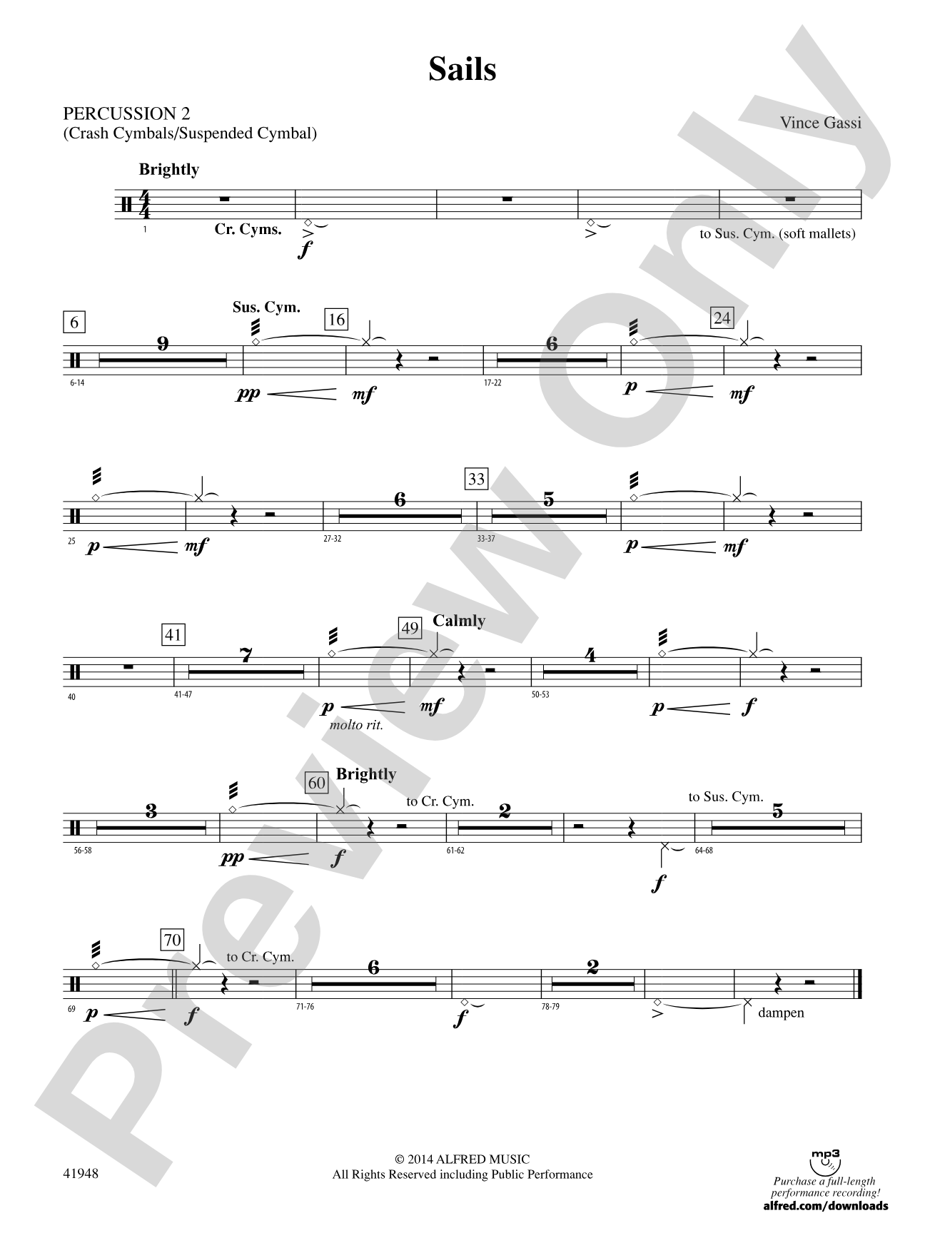 Sails: 2nd Percussion