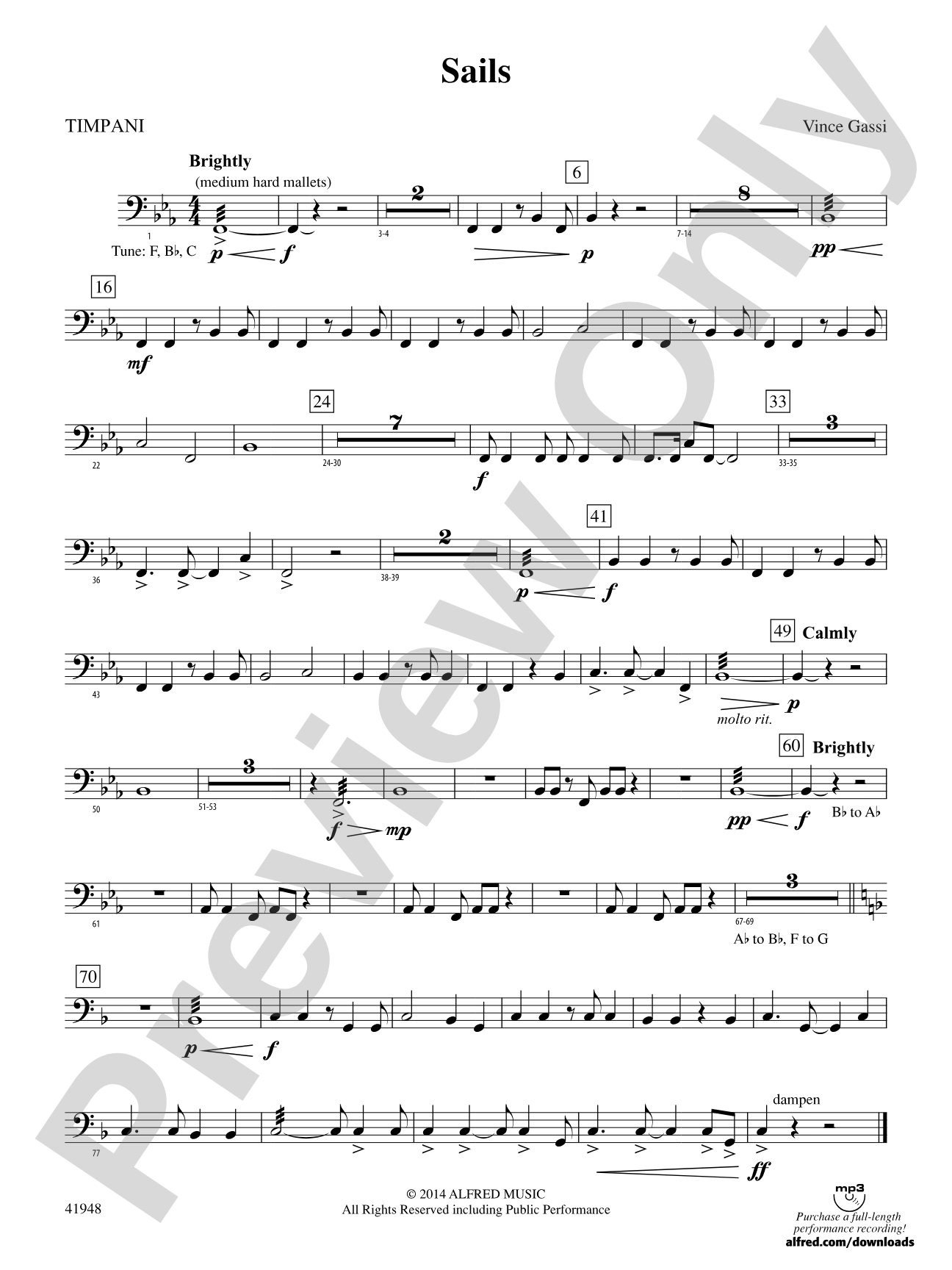 Sails: Timpani