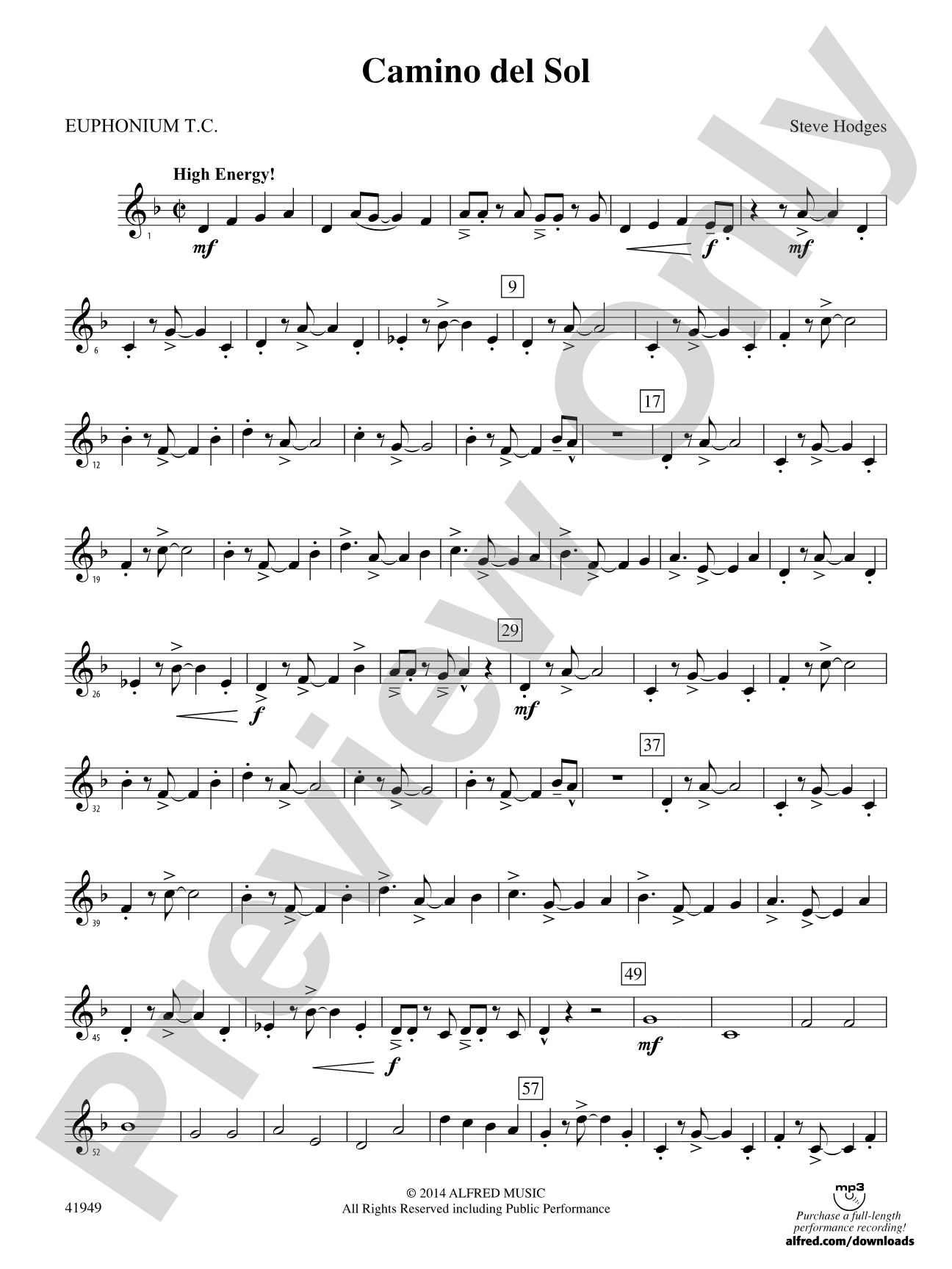 Camino del Sol: Baritone T.C.
