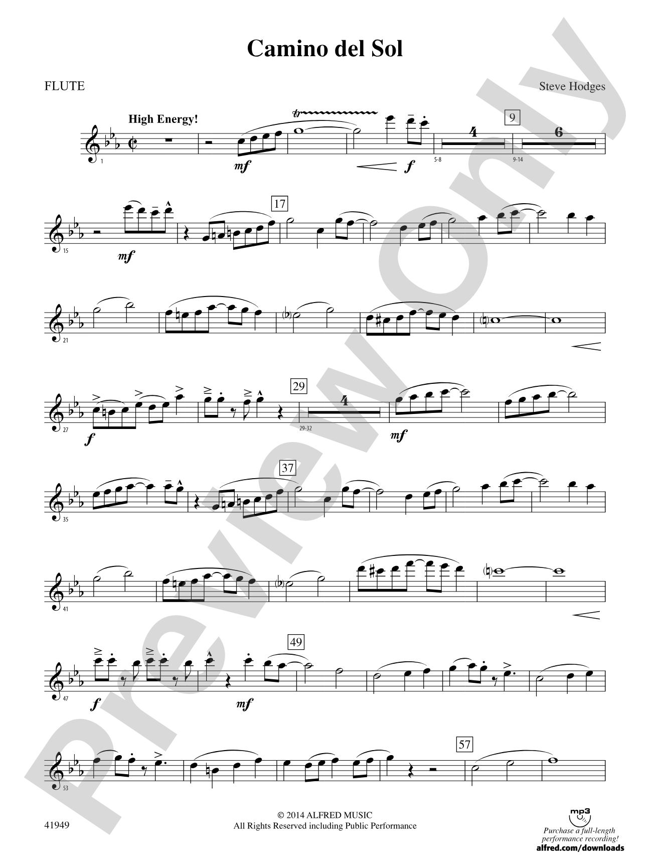 Camino del Sol: Flute