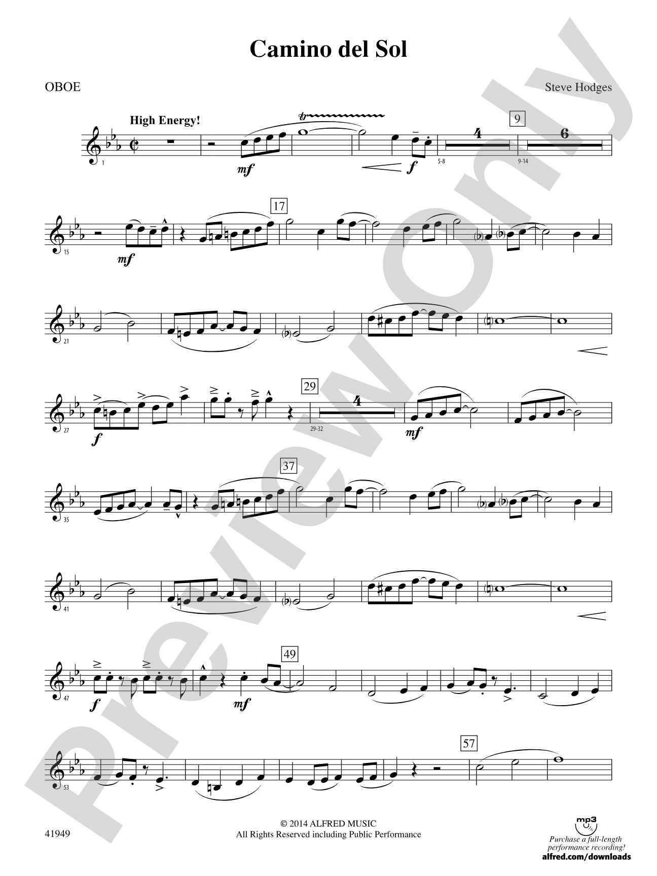 Camino del Sol: Oboe