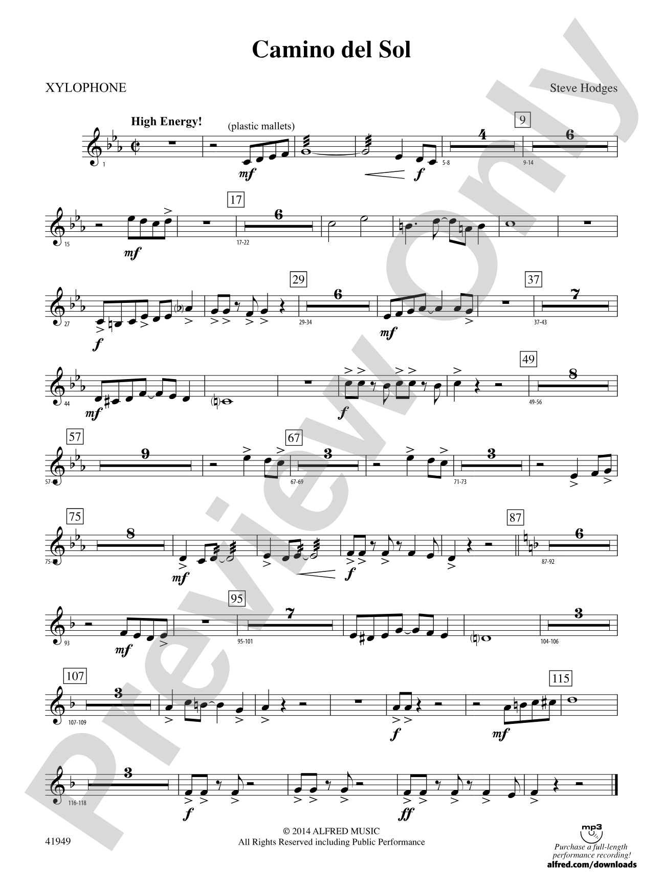 Camino del Sol: Xylophone