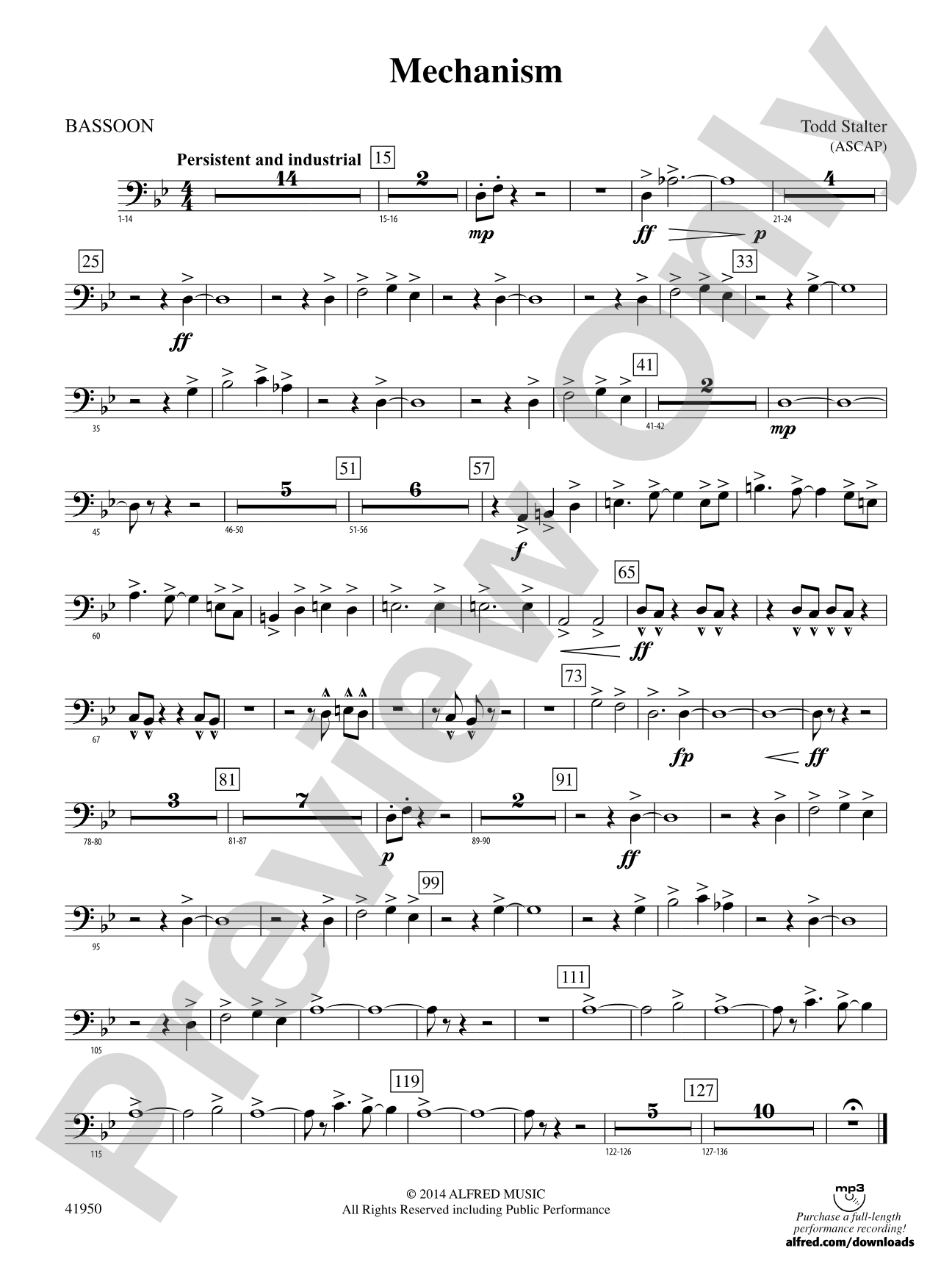 Mechanism: Bassoon
