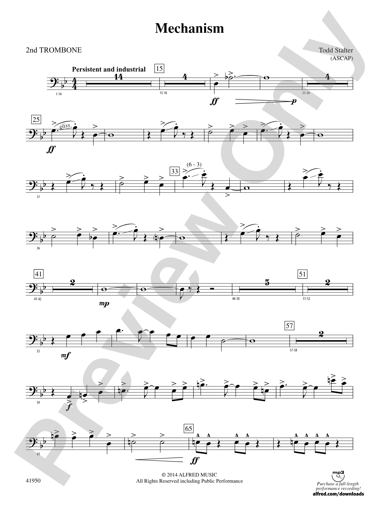 Mechanism: 2nd Trombone