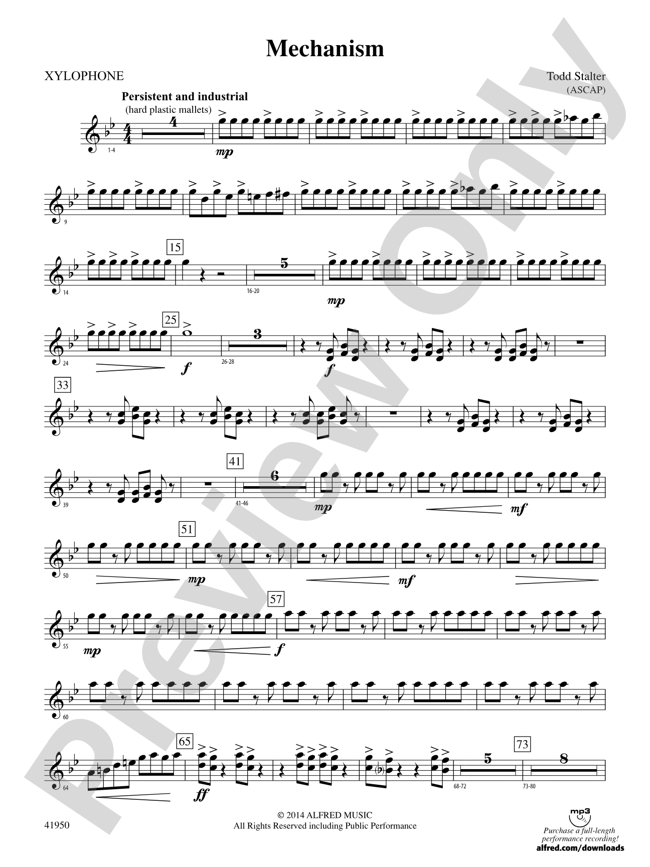 Mechanism: Xylophone