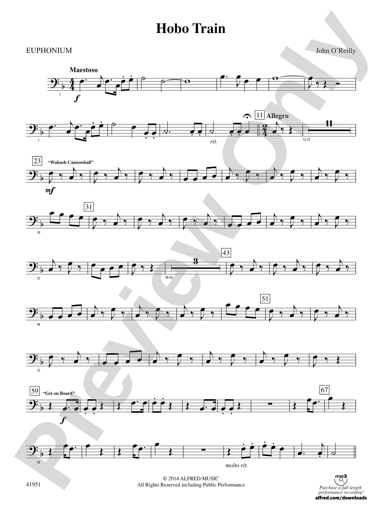 Hobo Train: Baritone B.C.