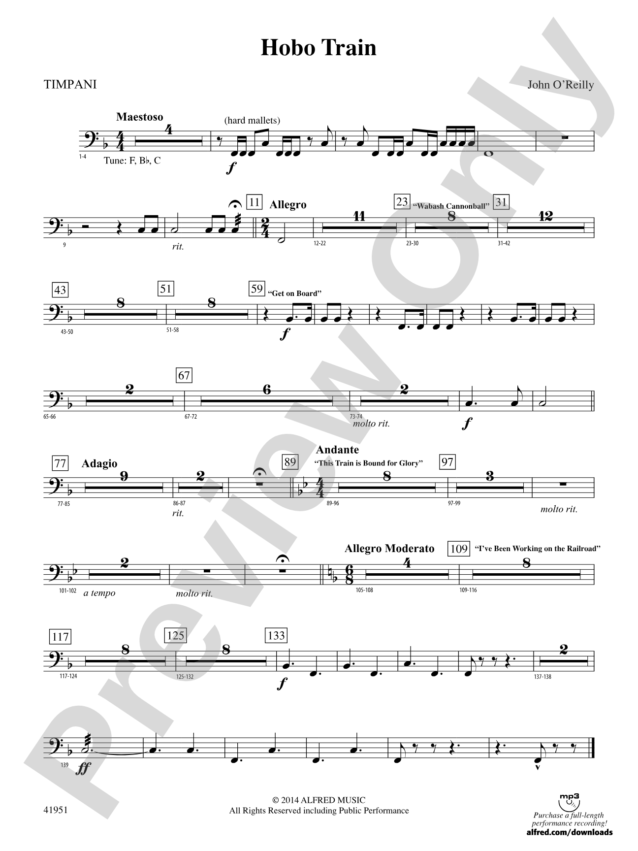 Hobo Train: Timpani
