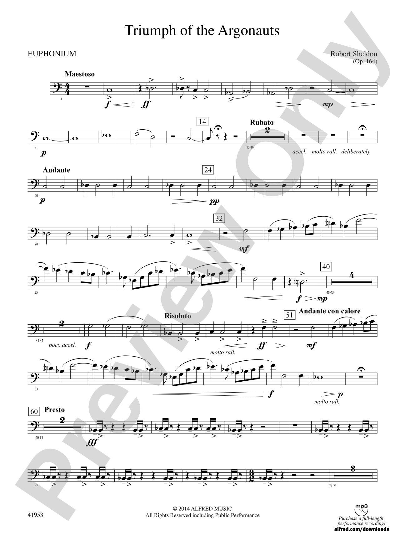 Triumph of the Argonauts: Baritone B.C.