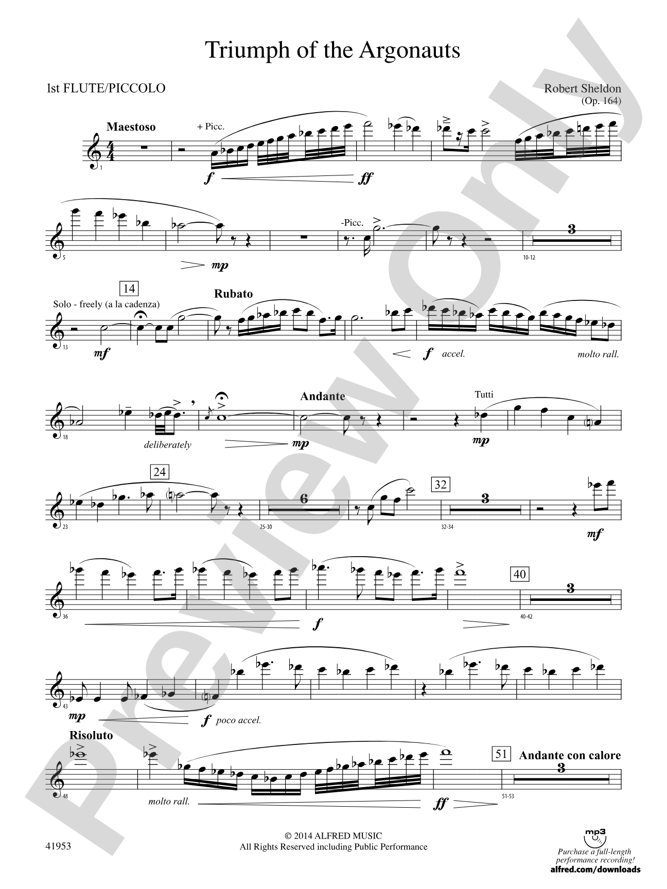 Triumph of the Argonauts: Flute