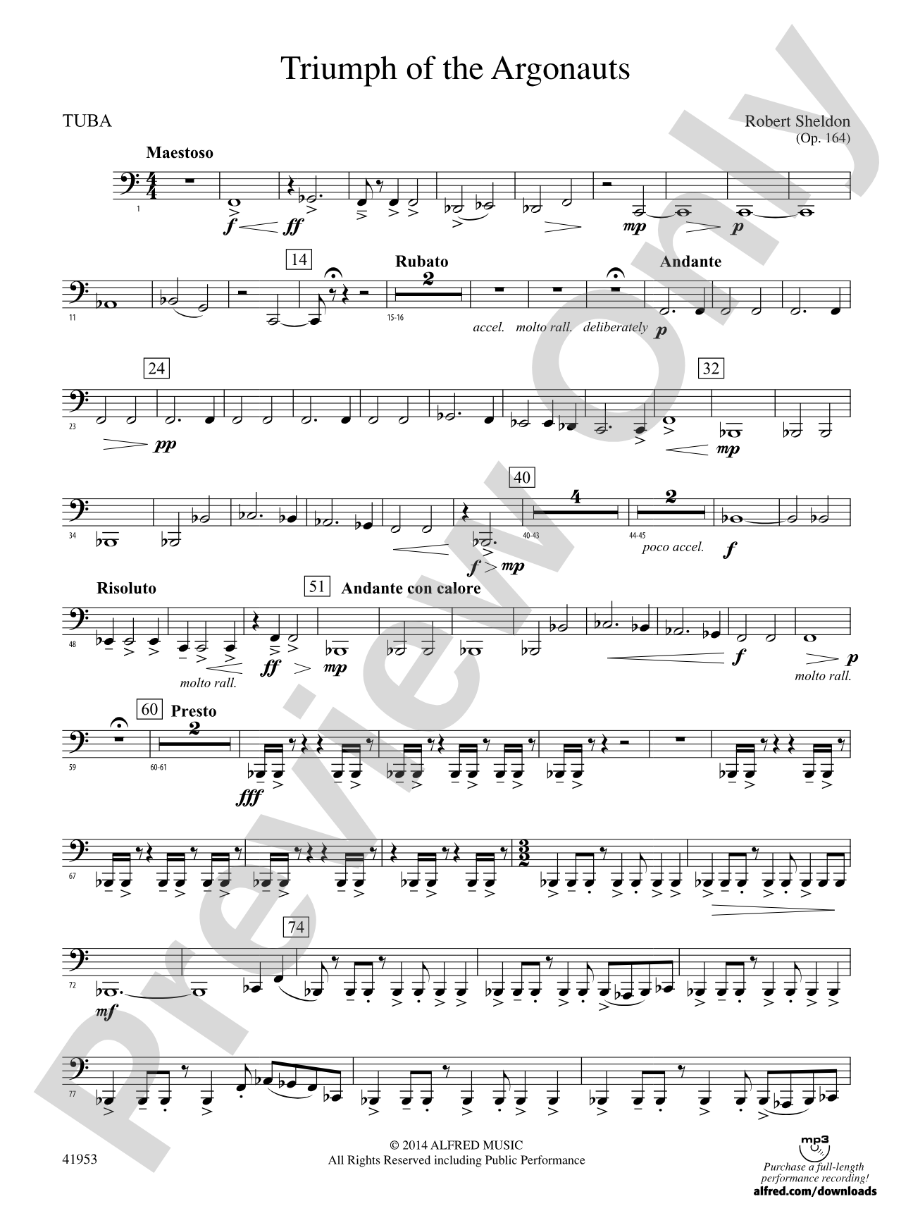 Triumph of the Argonauts: Tuba