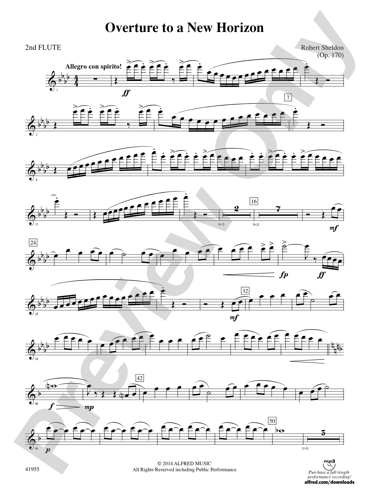Overture to a New Horizon: 2nd Flute