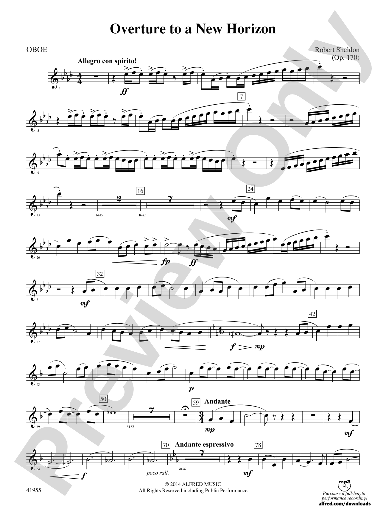 Overture to a New Horizon: Oboe