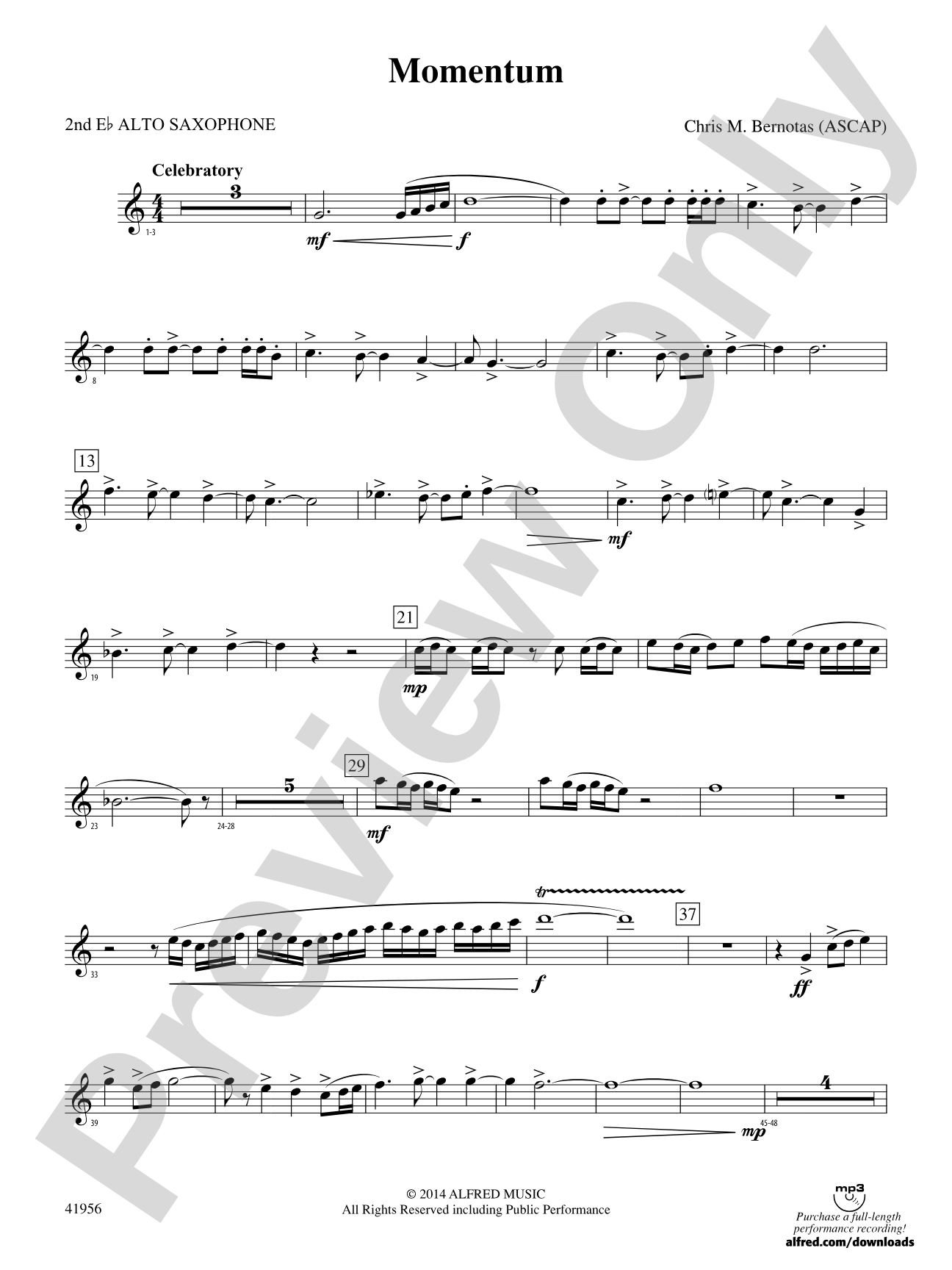 Momentum: 2nd E-flat Alto Saxophone
