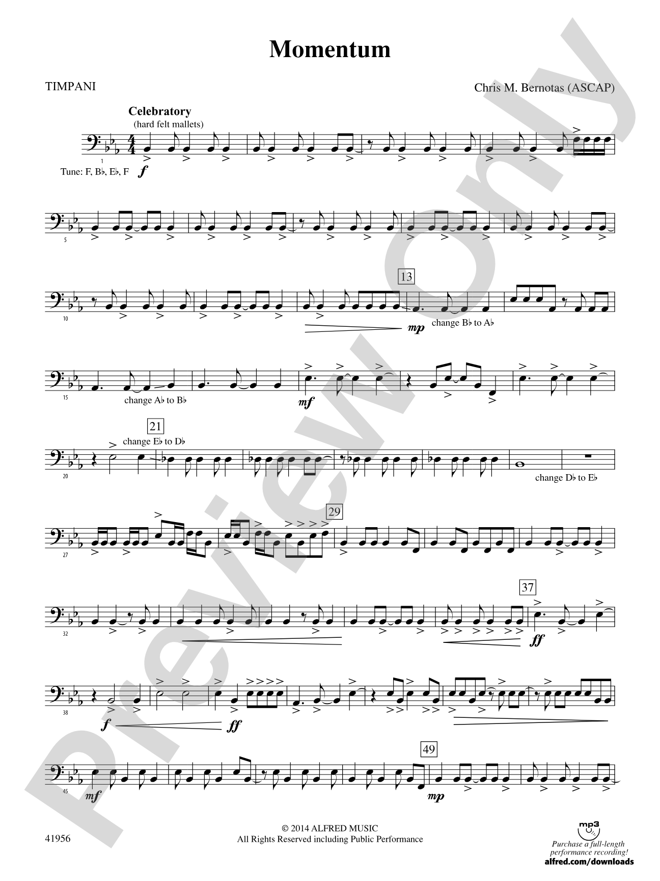 Momentum: Timpani