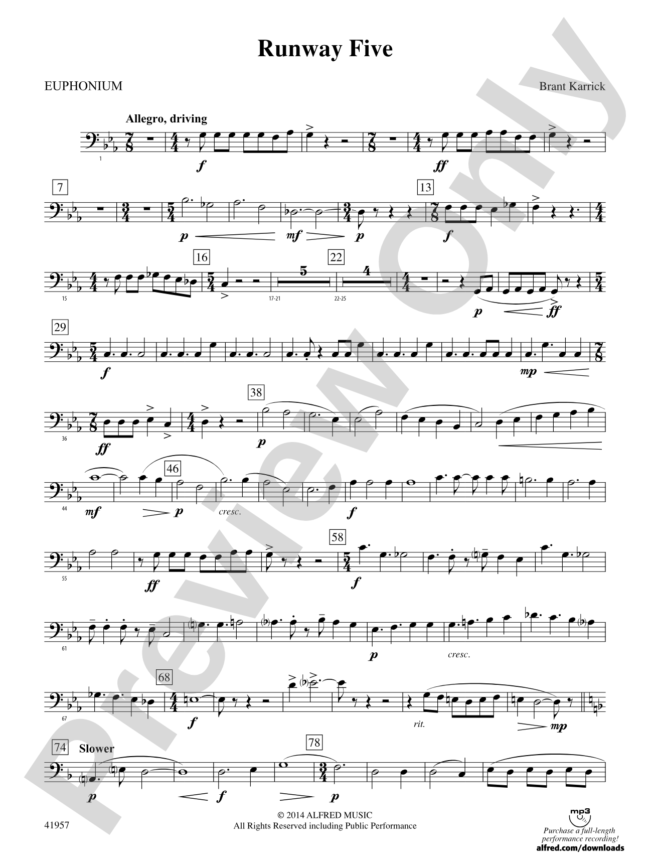 Runway Five: Baritone B.C.