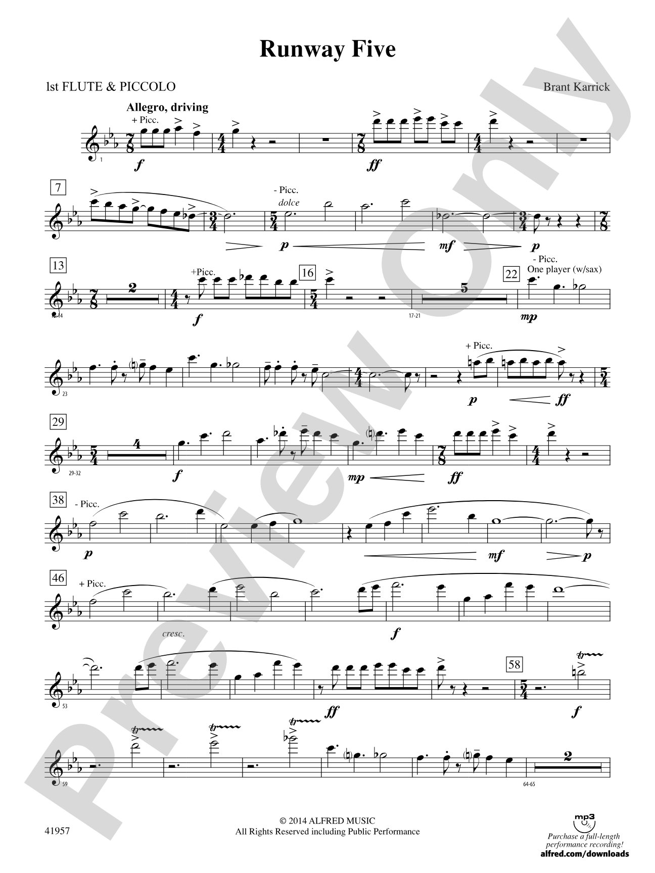 Runway Five: Flute