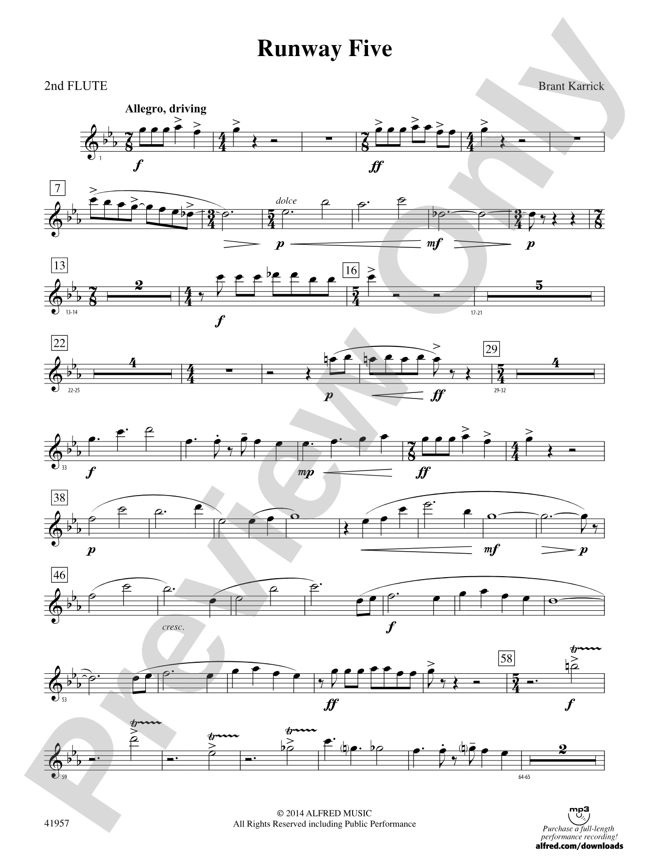 Runway Five: 2nd Flute