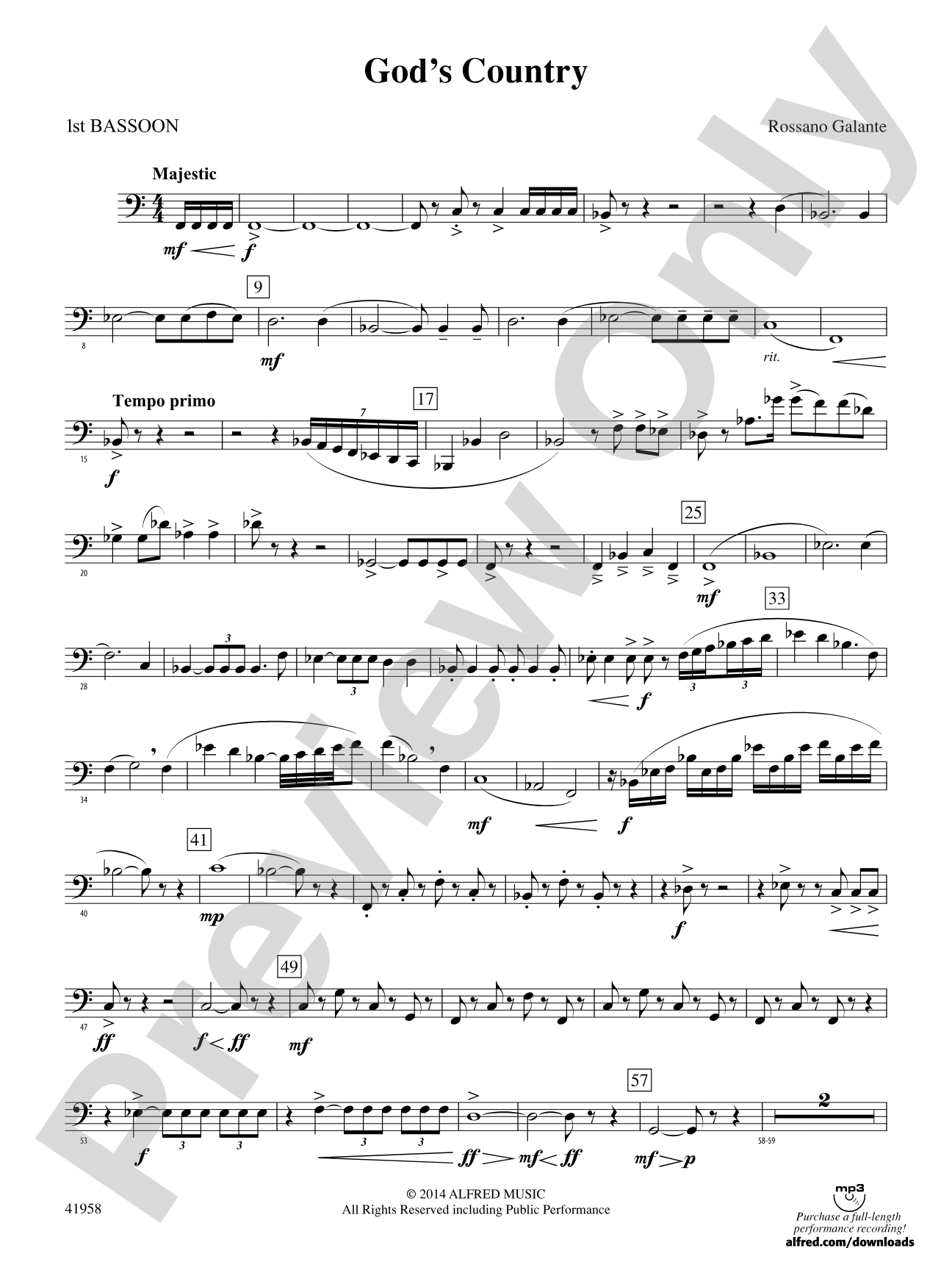 God's Country: Bassoon