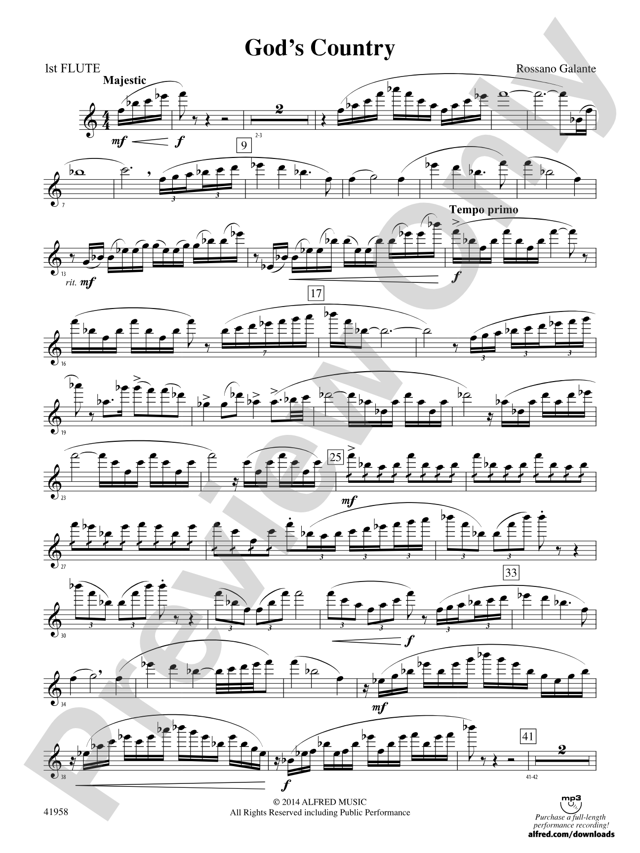 God's Country: Flute