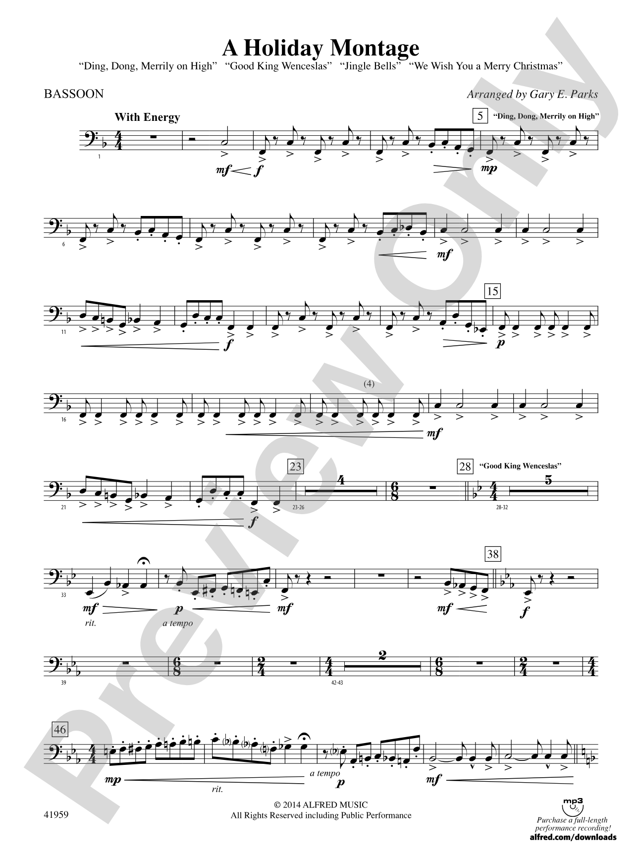 A Holiday Montage: Bassoon