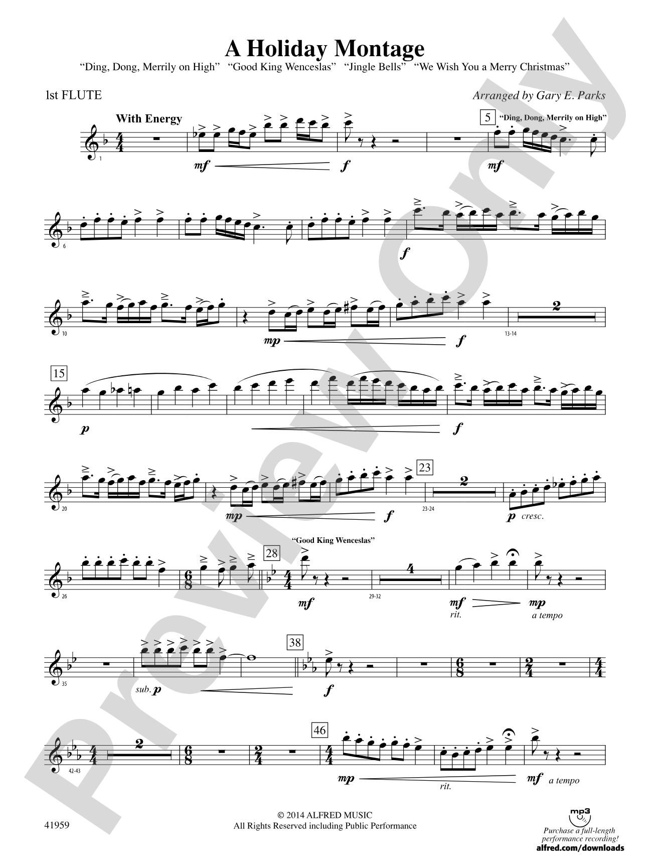 A Holiday Montage: Flute