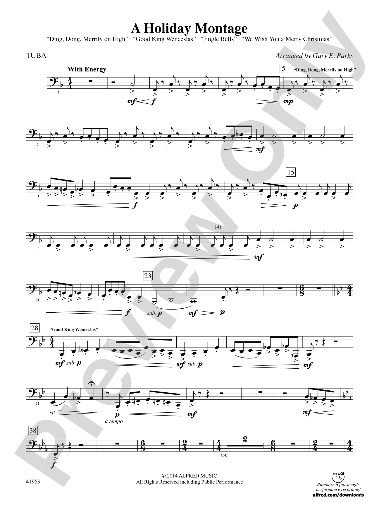 A Holiday Montage: Tuba