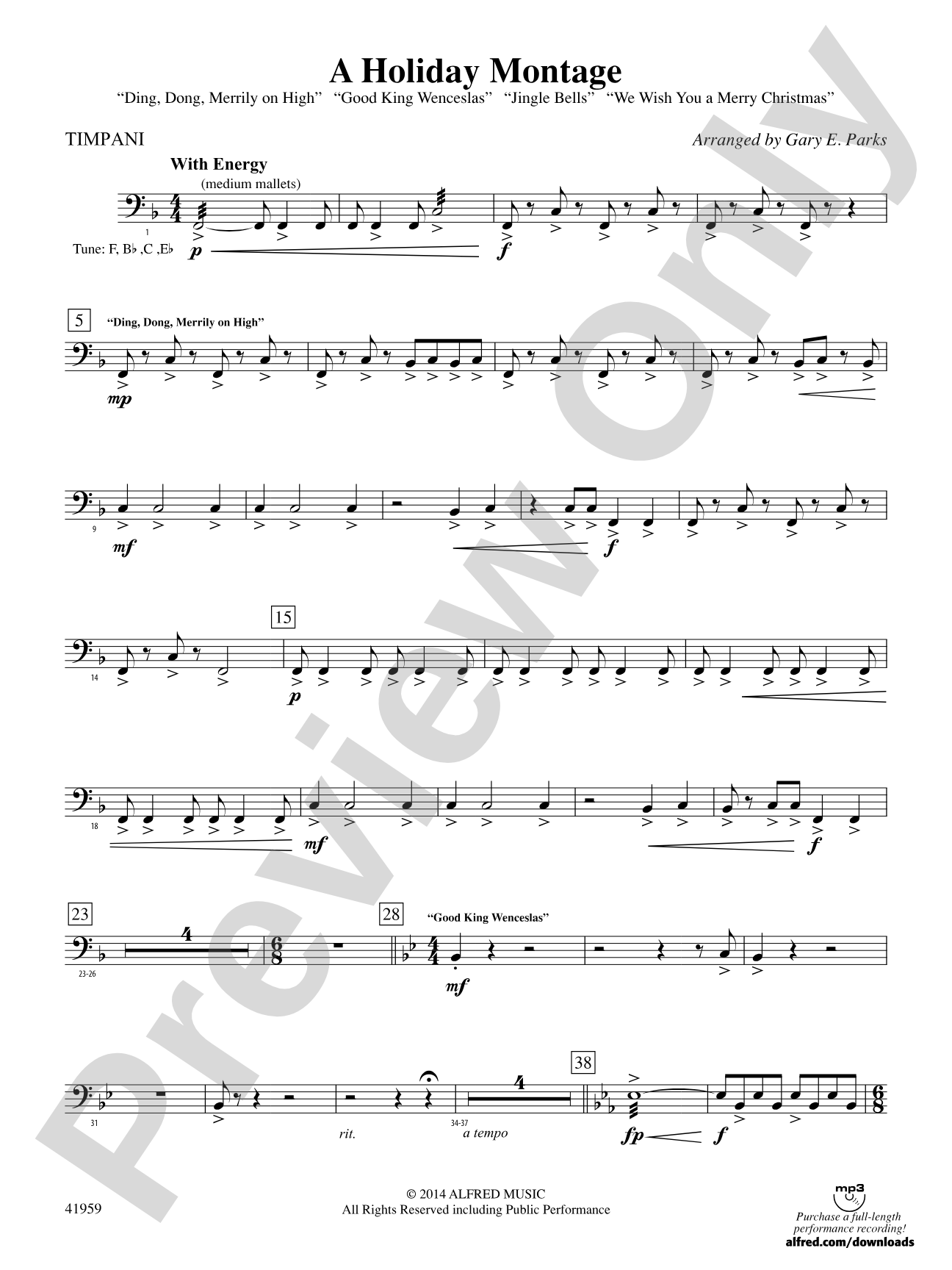 A Holiday Montage: Timpani