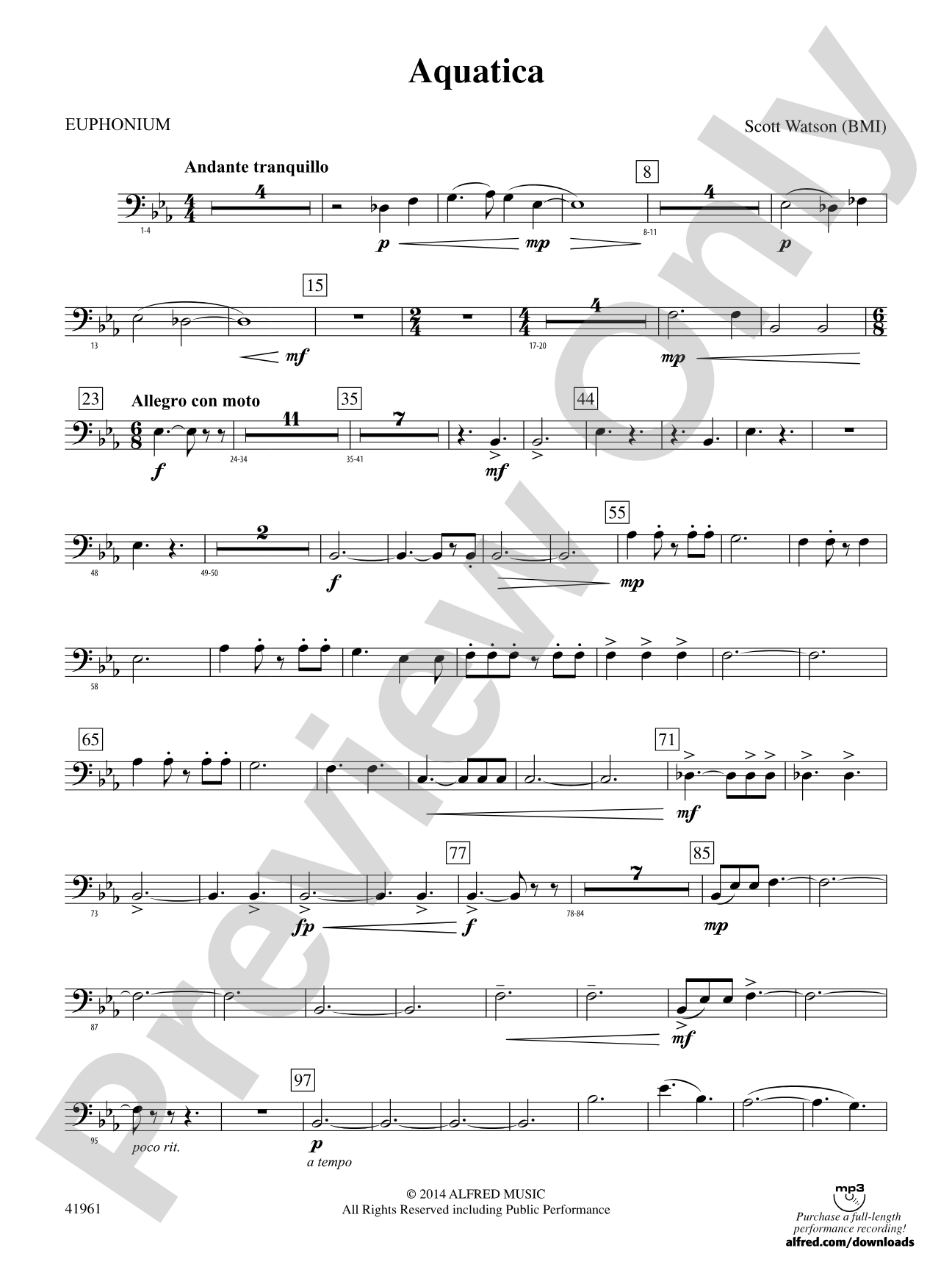 Aquatica: Baritone B.C.