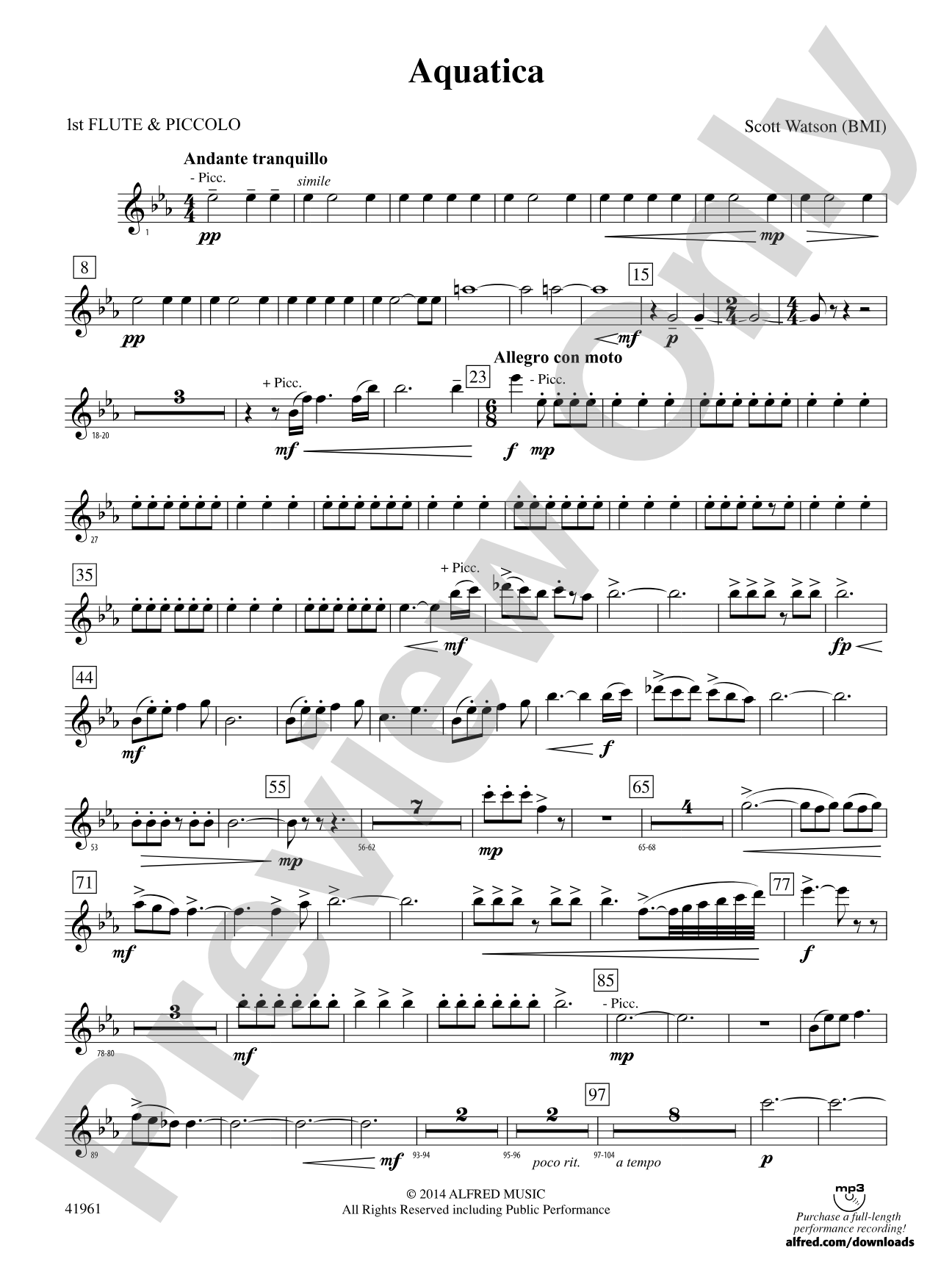 Aquatica: Flute