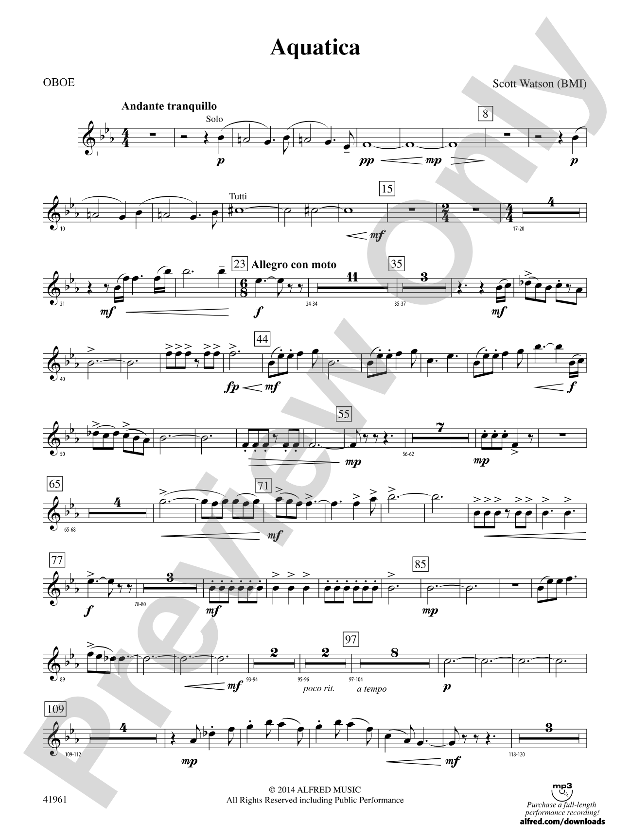 Aquatica: Oboe