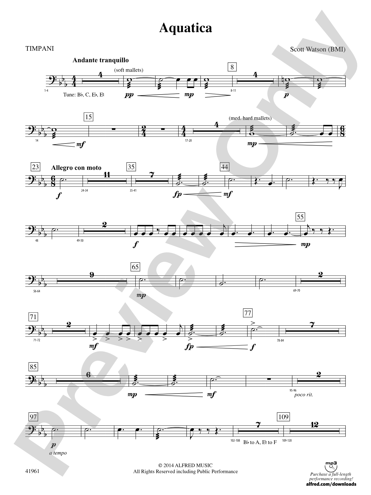 Aquatica: Timpani