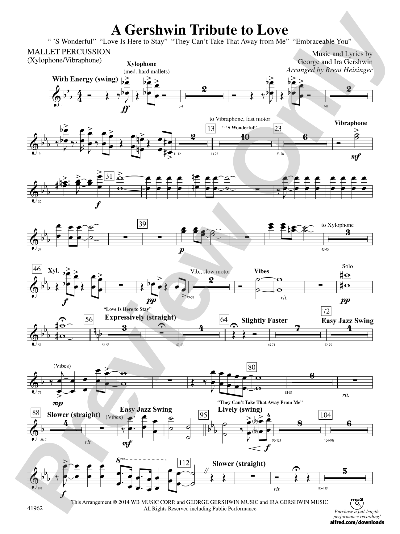 A Gershwin Tribute to Love: Mallets