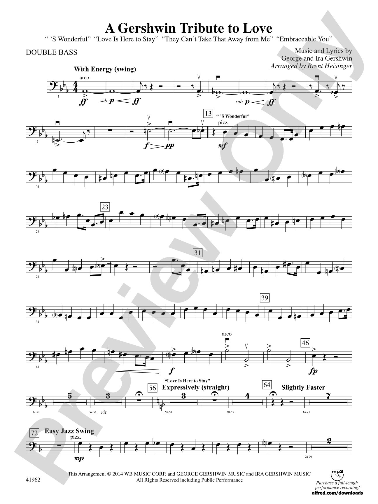 A Gershwin Tribute to Love: String Bass
