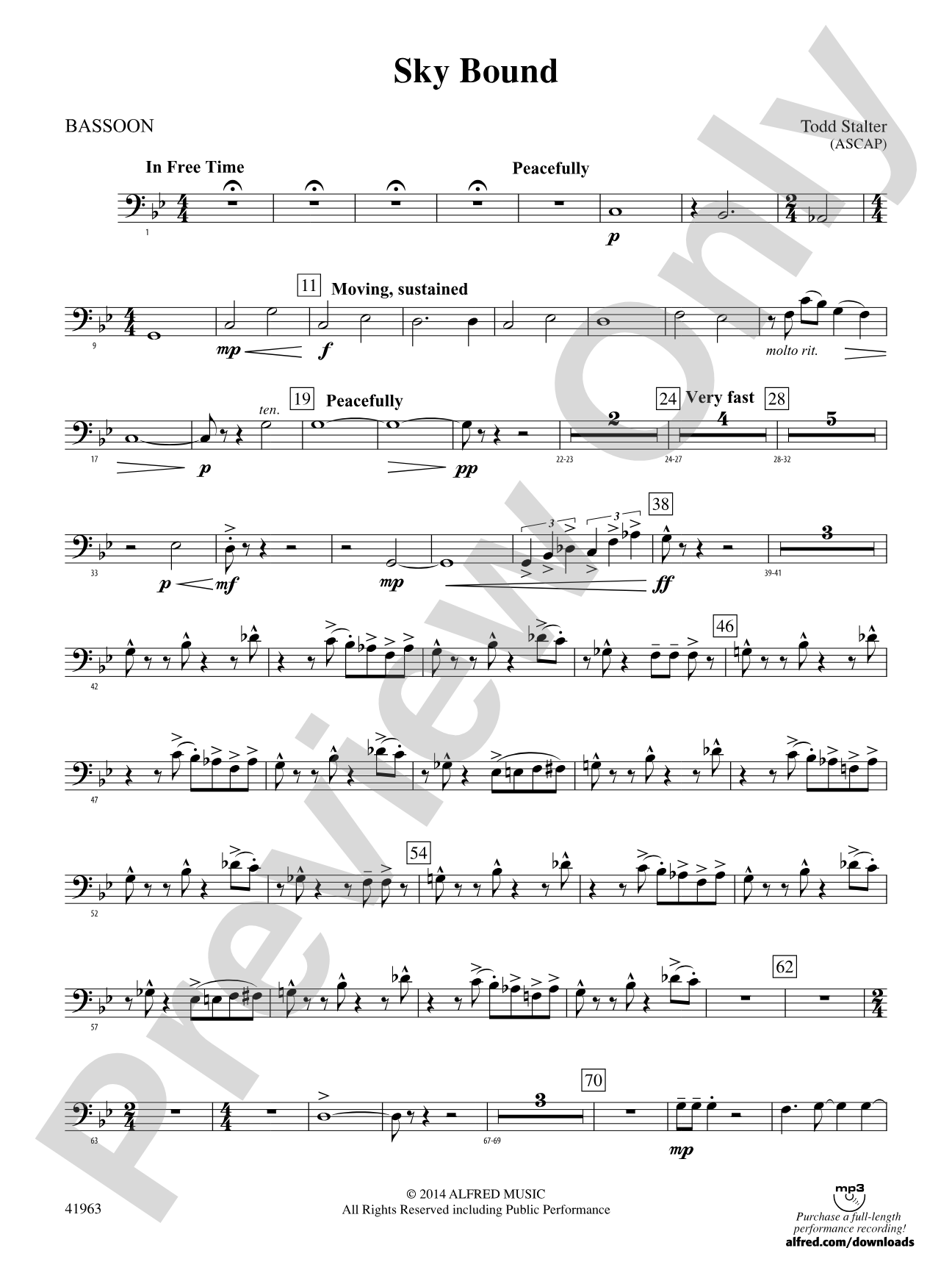 Sky Bound: Bassoon
