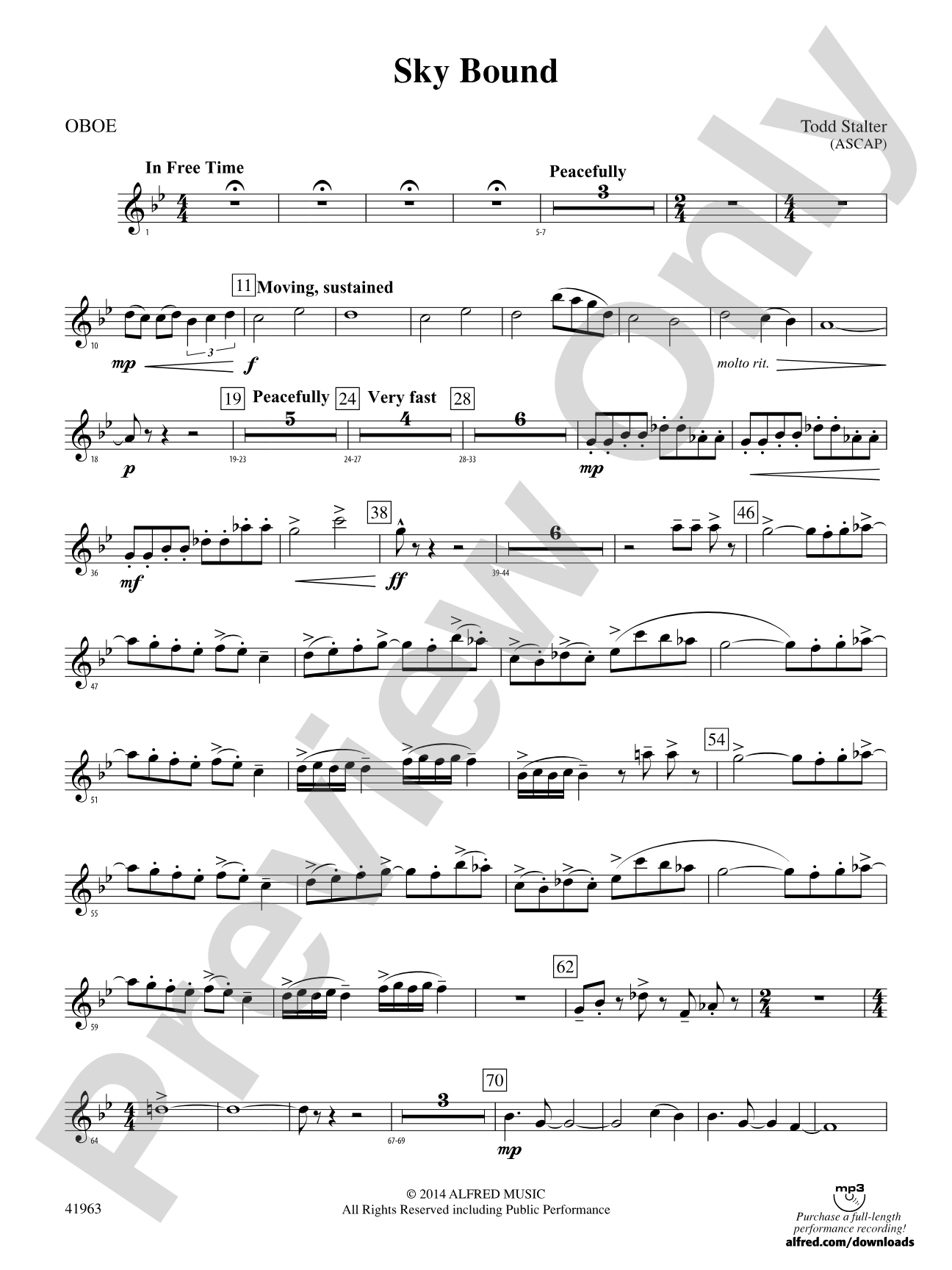 Sky Bound: Oboe