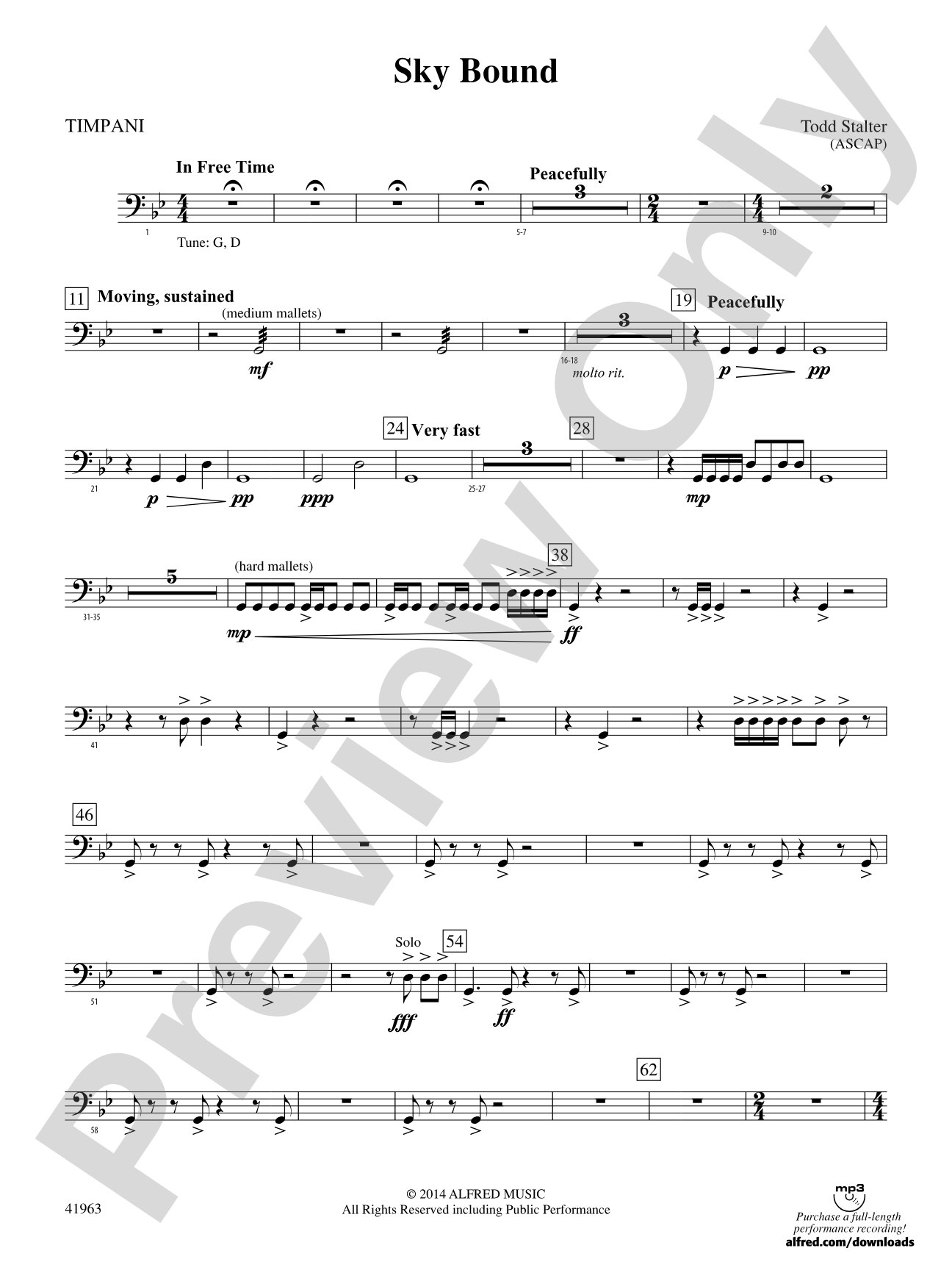Sky Bound: Timpani