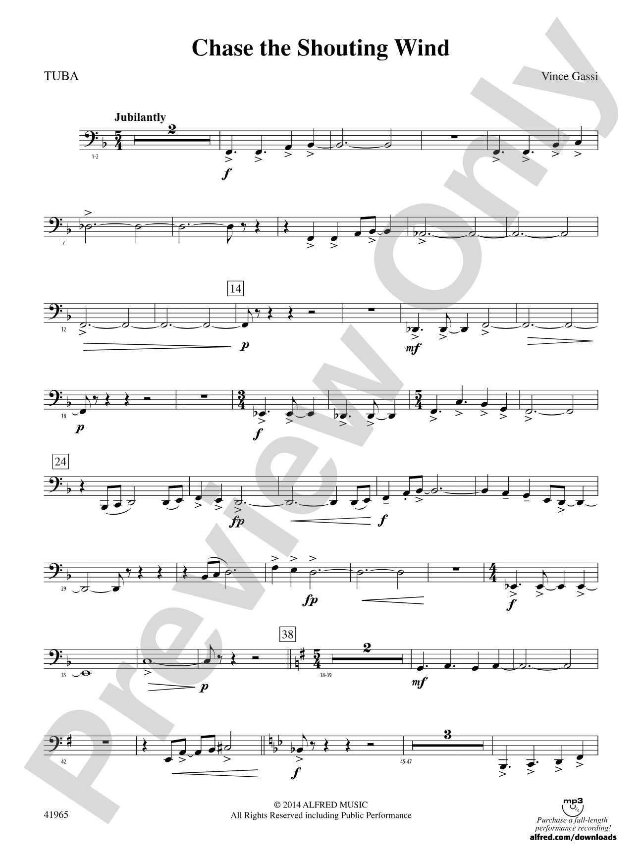 Chase the Shouting Wind: Tuba
