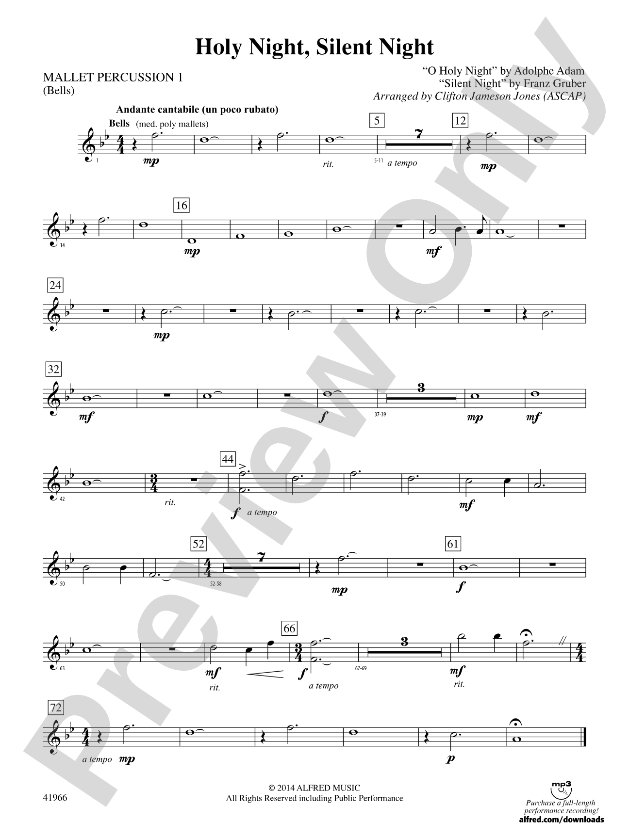 Holy Night, Silent Night: Mallets