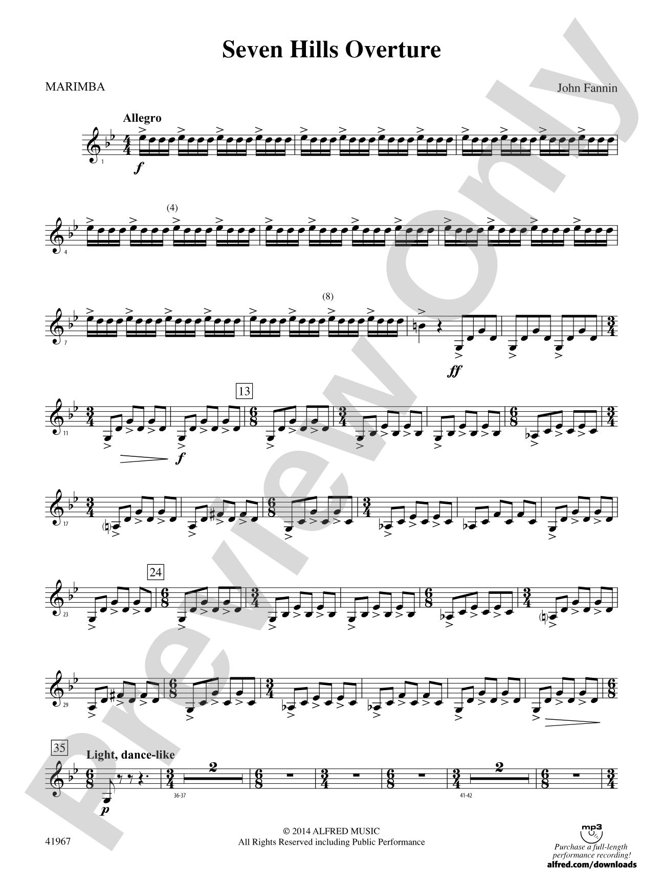 Seven Hills Overture: Mallets