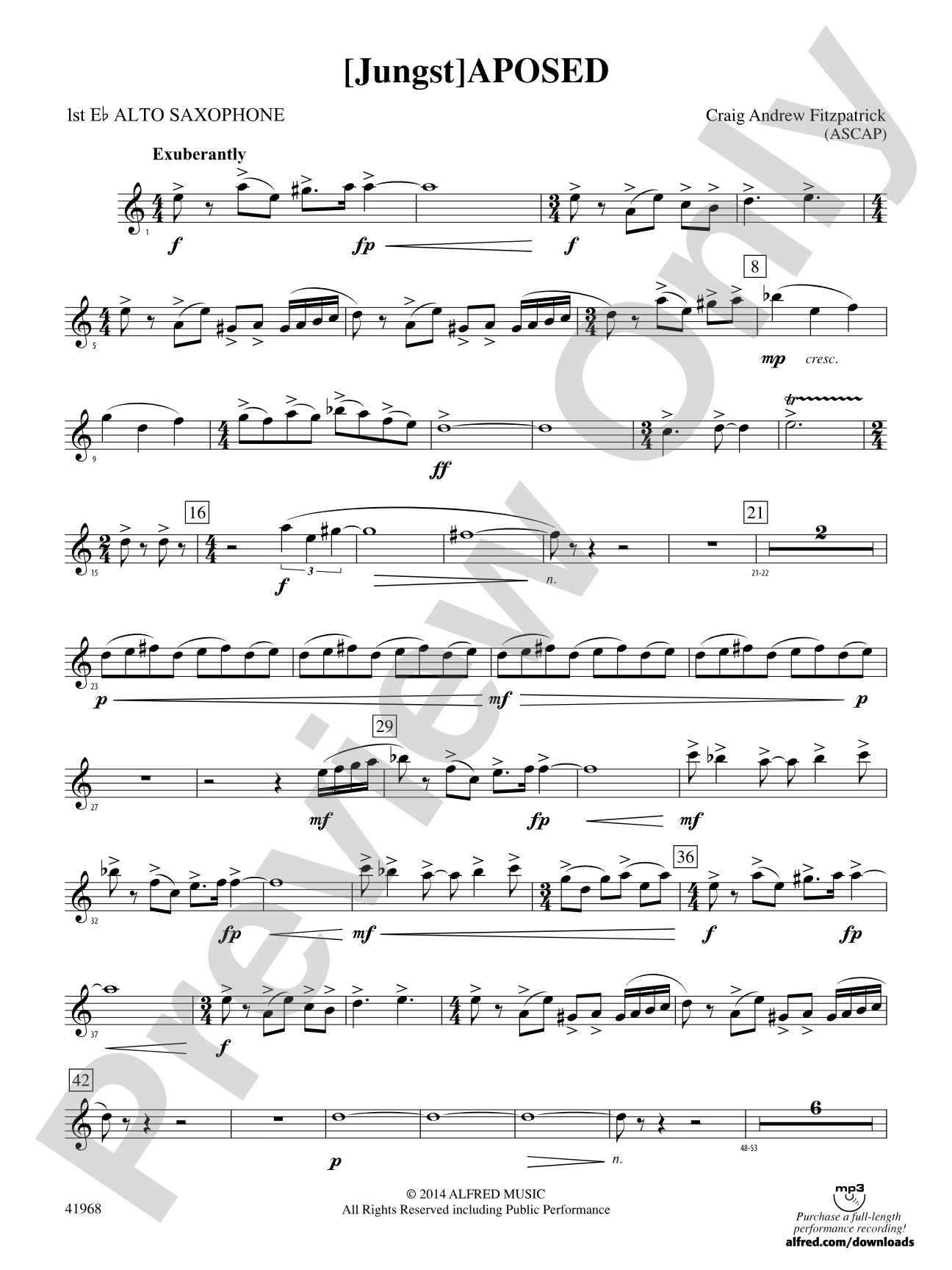 [Jungst]aposed: E-flat Alto Saxophone