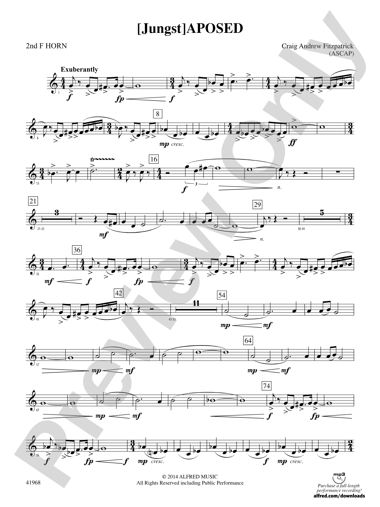 [Jungst]aposed: 2nd F Horn