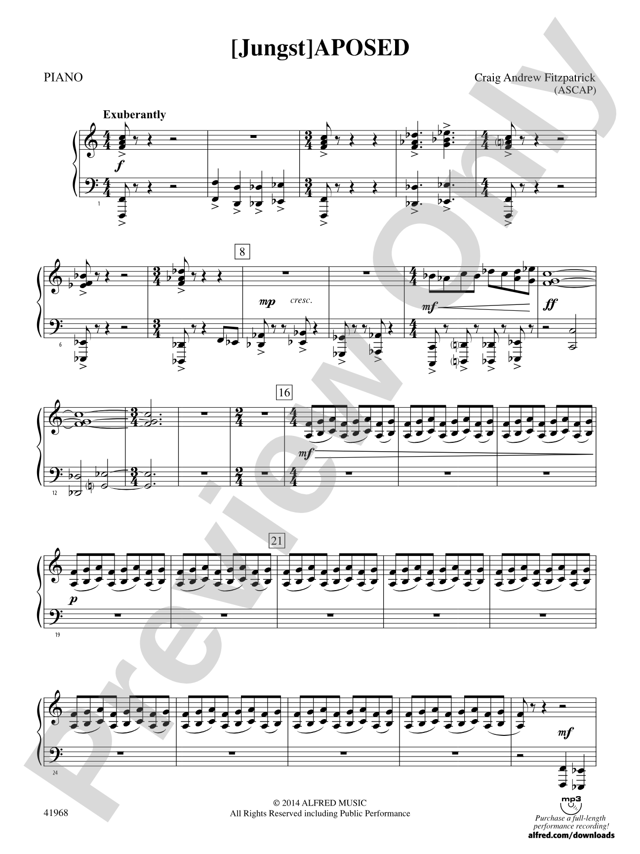 [Jungst]aposed: Piano Accompaniment