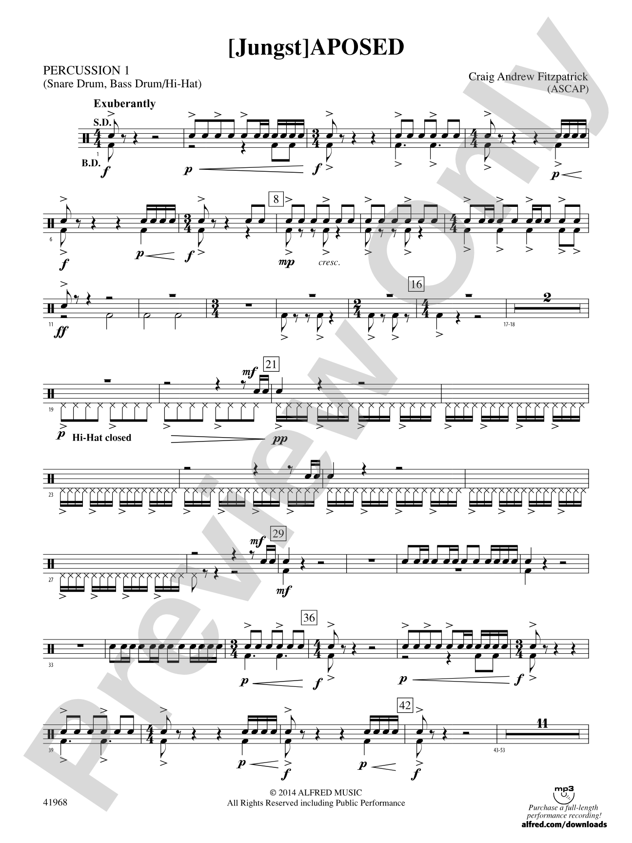 [Jungst]aposed: 1st Percussion